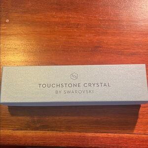 Touchstone Crystal Jewelry Box - Silver